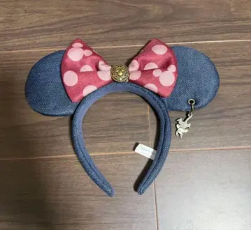 디즈니랜드 데님 미니 머리띠