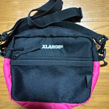 XLARGE 숄더백 핑크 블랙