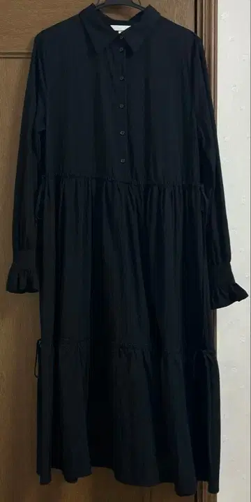 H&M 리본 프릴 원피스