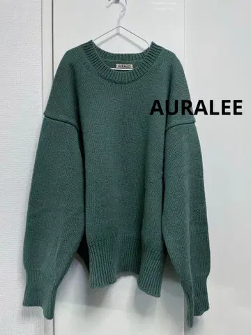 AURALEE 오라리 니트 그린