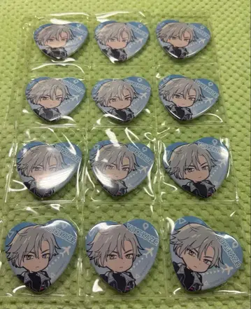18TRIP 하트형 캐릭터 배지 컬렉션 신나 유키카제 12점