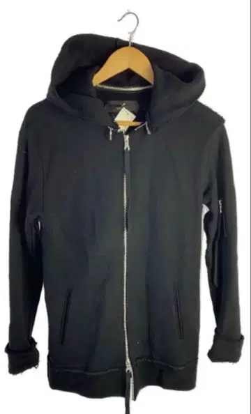 ASKYY/지퍼 후드티/멀티 지퍼/2/코튼/블랙