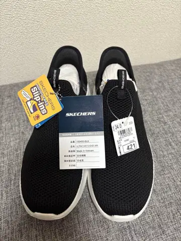 SKECHERS Hands Free Slip-Ins 24.0cm 블랙