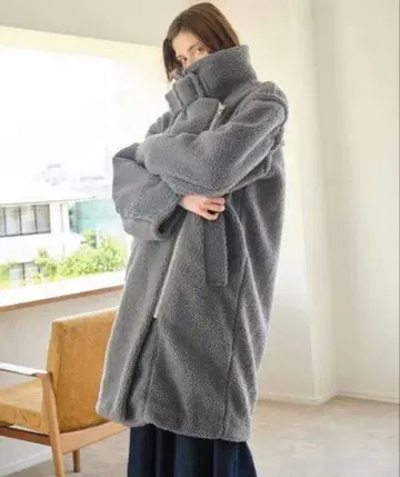 새상품급 soduk boa riders long coat 그레이