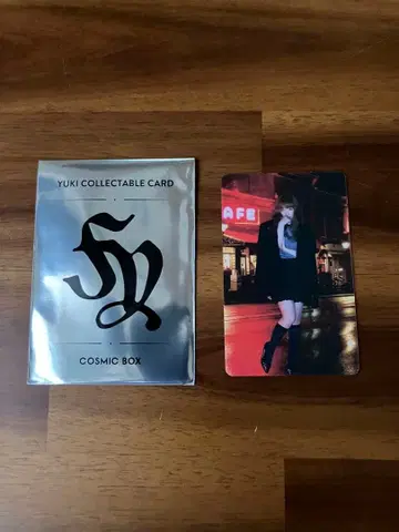 YUKI 콜렉터블 카드 라이브 굿즈 5