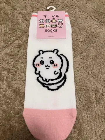 치이카와 크루 삭스 치이카와 화장실 핑크 23~25cm