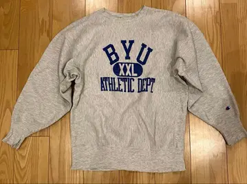 챔피온 Champion 리버스 위브 구제 의류 칼리지 스웨트 셔츠