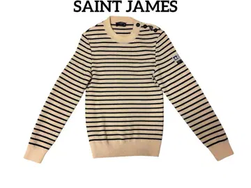 SAINT JAMES 스트라이프 울 스웨터