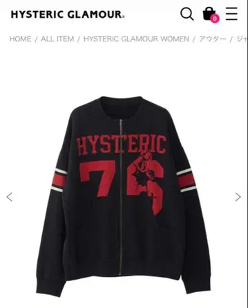 [ 새상품급 ] HYSTERIC 76 오버 사이즈 점퍼