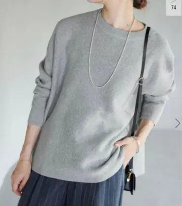 슬로브 이에나 더블 페이스 니트 풀오버