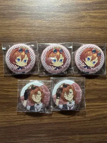 나카하라 츄야 캔뱃지 세트