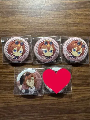 나카하라 츄야 캔뱃지 세트