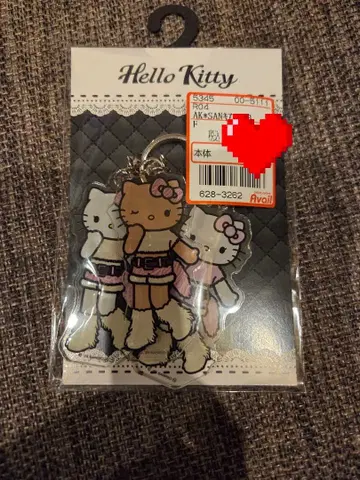 헬로키티 3단 아크릴 키링 스타일업