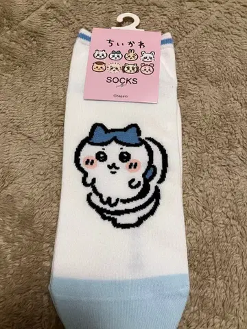 치이카와 (먼작귀) 크루 삭스 하치와레 화장실 색스 23~25cm