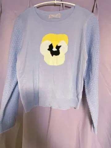 새상품급 허니살롱 팬지 니트 블루