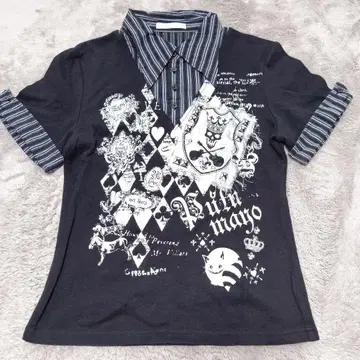 PUTUMAYO 아가일 프린트 반팔 피케 셔츠