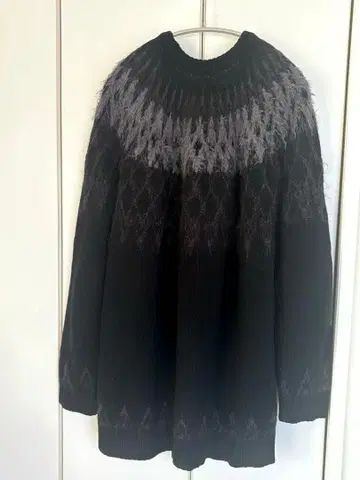 라드 뮤지션 모헤어 노르딕 니트 블랙 44