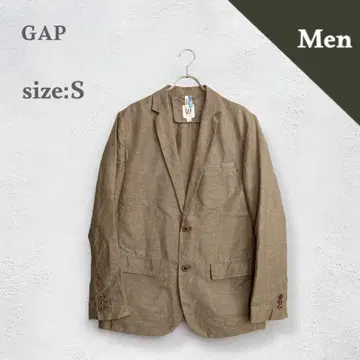 갭 GAP 테일러드 자켓 린넨 블렌드 린넨 혼방 캐주얼 S
