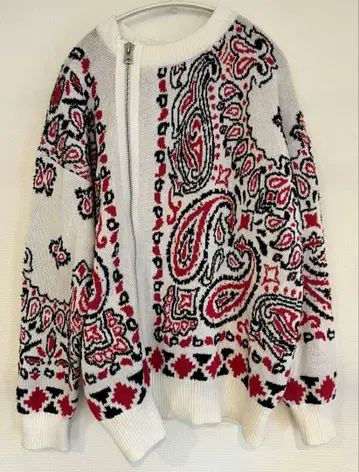 sacai 사카이 22ss bandana knit