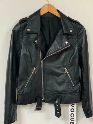 여성용 정품 양가죽 레더 자켓 블랙 부드러운 촉감 165/88A