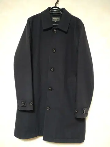 mont-bell 울 트래블 코트 M 네이비