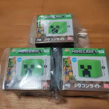 마인크래프트 크리퍼 실리콘 라이트 3개