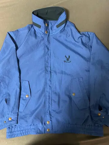 파란 스트라이프 나일론 자켓 M 사이즈