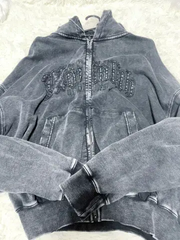 언더 행크 집업 후드티