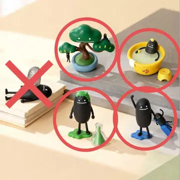 [ 미니미니 섀도우 포함 ] 뷰티풀 섀도우 캡슐 토이 피규어 모음