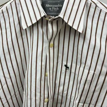 Abercrombie & Fitch 스트라이프 셔츠 M 사이즈 상당