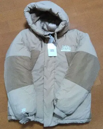 JaVa 패널 페이크 다운 자켓 베이지 L 사이즈