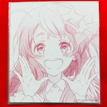 [ 미사용 새상품 ] 좀비랜드 사가 혜택 색지풍 카드 미나토 사쿠라