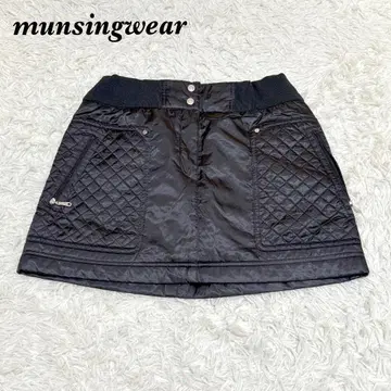 새상품급 먼싱웨어 허리밴딩 골프 나일론 미니 스커트 11 블랙