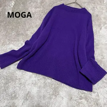 MOGA 모가 쿠마 라무 니트탑 스웨터 울 와이드