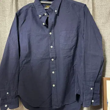 Stevenson Overall Co. 네이비 긴팔 셔츠