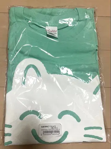 나루세 고양이 T셔츠 민트