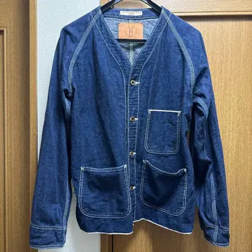 재팬 블루 진스 데님 자켓 M 사이즈