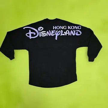 [ 디즈니 ] Disney 홍콩 디즈니랜드 블랙 긴팔 T셔츠 XS