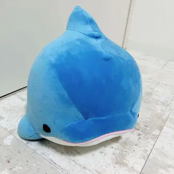 새상품급 하치케이시마 파라다이스 돌고래 봉제 인형 복권 2등 블루