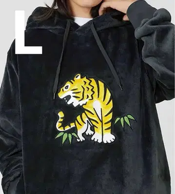 새상품 graniph 오썸 타이거 보아 플리스 후드티 L