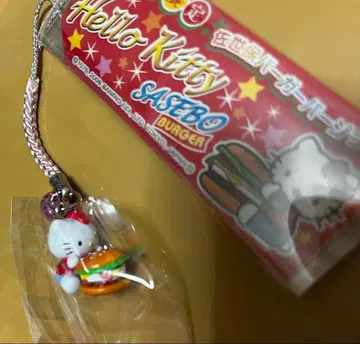 나가사키 한정 사세보 버거 키티 족쇄 스트랩