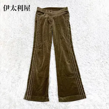 [새상품급] 이타리야 벨로아 플레어 팬츠 9 브라운