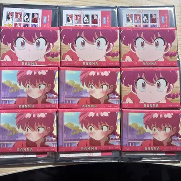란마 1/2 사오토메 란마 스퀘어 캔뱃지 9개 세트