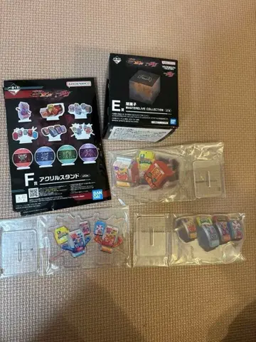 가면라이더 갓챠드 & 기츠 제일복권 E상 & F상 x 3