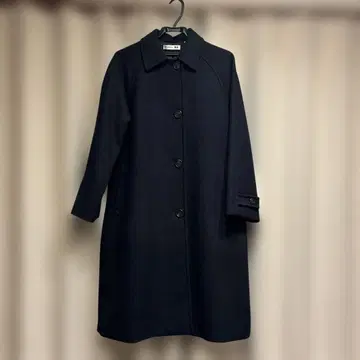 UNIQLO JW 앤더슨 스텐카라 코트 싱글 출퇴근 방한 네이비 M