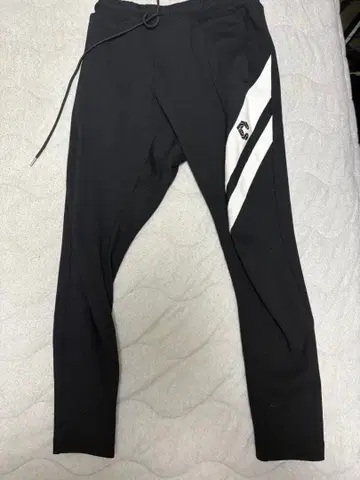 크로노스 cronos 블랙 슬림핏 조거 팬츠