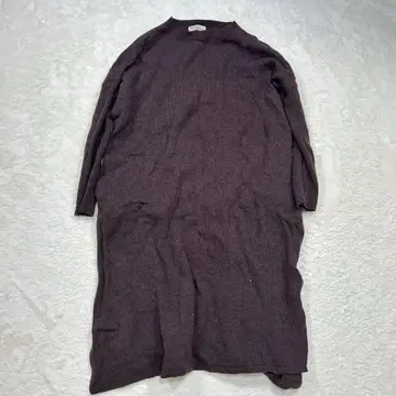 [칼리네] 니트 원피스 무지 슬릿 캐주얼 울 심플 코디