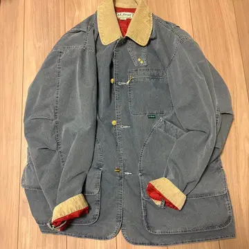 L.L.Bean 그레이 코튼 커버올