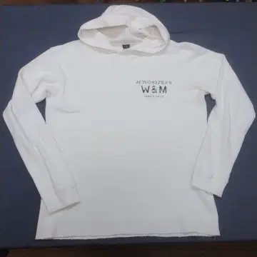 AVIREX 아비렉스 와플지 후드티 2XL 후디 화이트