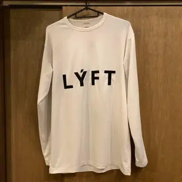 LYFT 화이트 긴팔 티셔츠